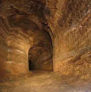 Create meme: underground tunnel, underground, caves in the Urals