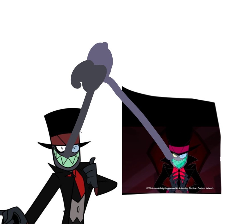 Create meme: villainous, black hat meanies, black hat