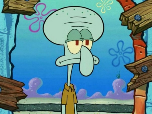 Create meme: squidward is beautiful, sad squidward, squidward's face