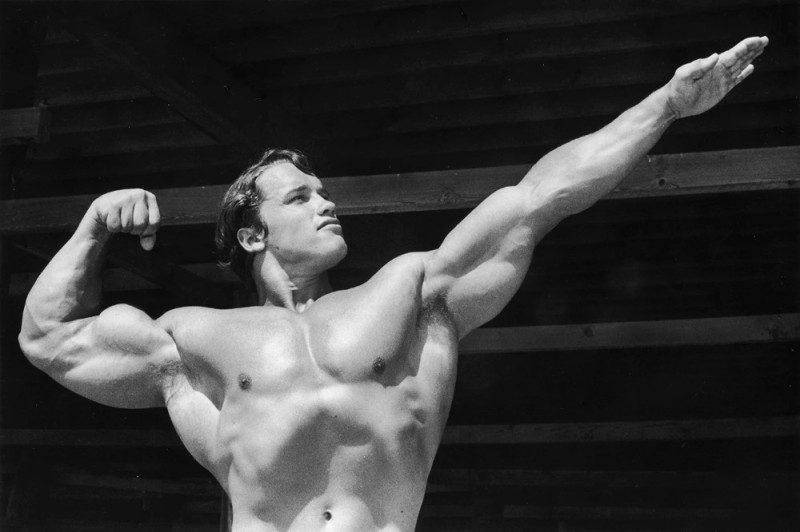 Create meme: Arnold Schwarzenegger bodybuilder, Arnold Schwarzenegger young, Arnold Schwarzenegger bodybuilding
