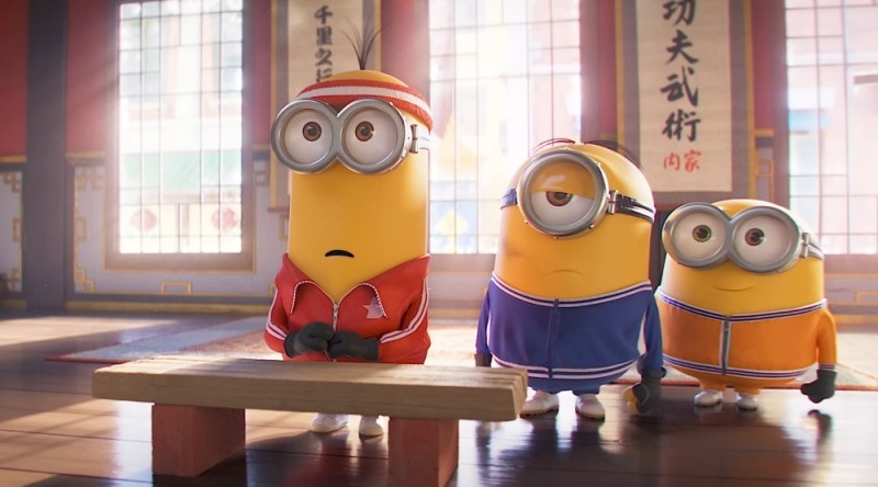 Create meme: kung fu stuart minion rush, minions , cartoon minions 