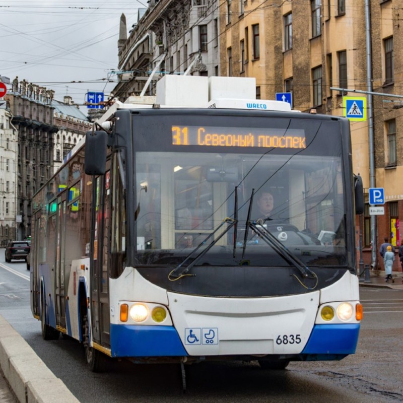 Создать мем: городской электротранспорт, третий парк санкт-петербург троллейбус, тролейбус