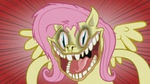 Create meme: all the ponies, pony 18, fluttershy and