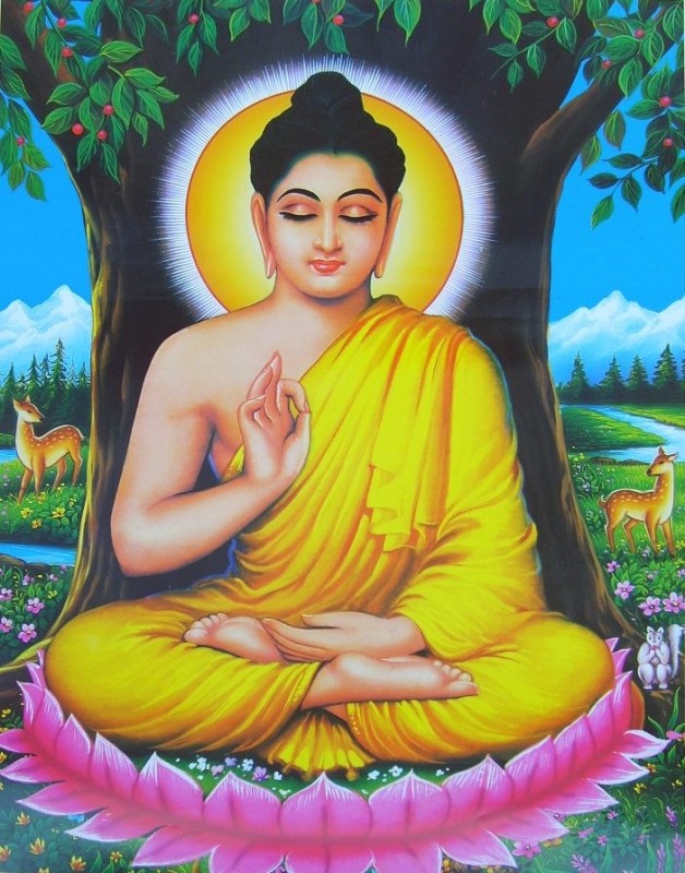 Создать мем: будда, сиддхартха гаутама (будда) таблица, будда гаутама шакьямуни