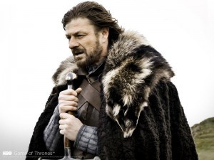 Create meme: stark game of thrones, Eddard stark , winter is coming meme 