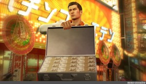 Create meme: yakuza 0, yakuza 0 kiryu with money, yakuza 0 money