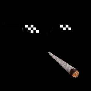 Create meme: thug life glasses with no background, pixel glasses meme, black pixel glasses