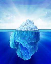 Create meme: iceberg underwater picture, the tip of the iceberg, iceberg under water