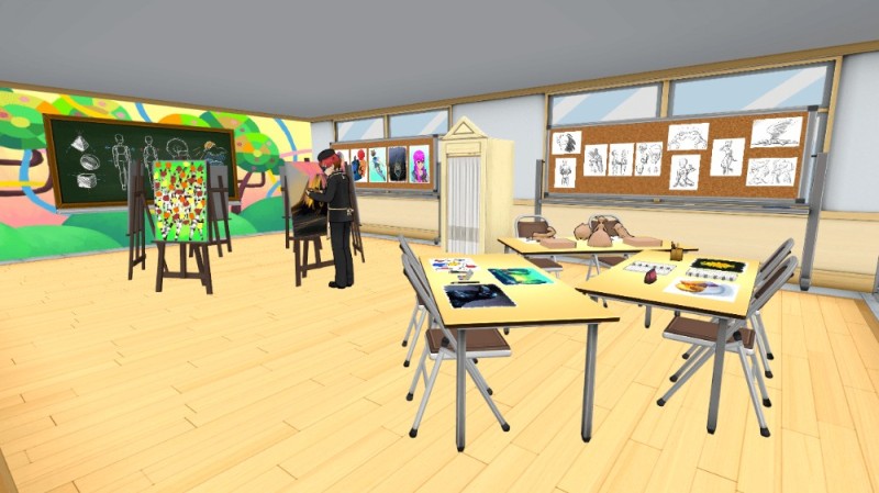 Create meme: yandere simulator room, yandere simulator, school simulator