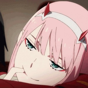 Создать мем: 002 франкс, zero two x, милый во франксе 002