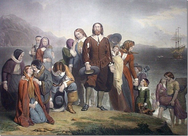 Create meme: The Pilgrim Fathers, Puritans in England in the 16th and 17th centuries, The Puritans (the Pilgrim Fathers)