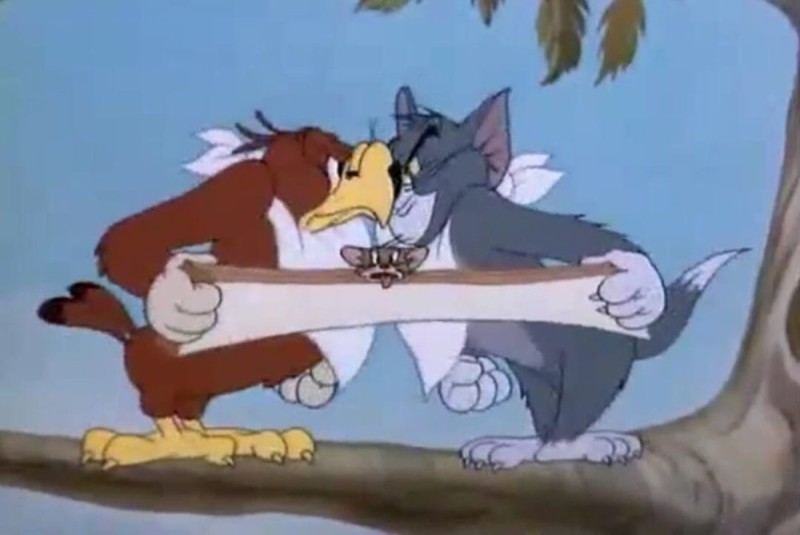 Create meme: Tom and Jerry , Tom and Jerry 1943, Tom and Jerry cartoon 1940 cartoon footage