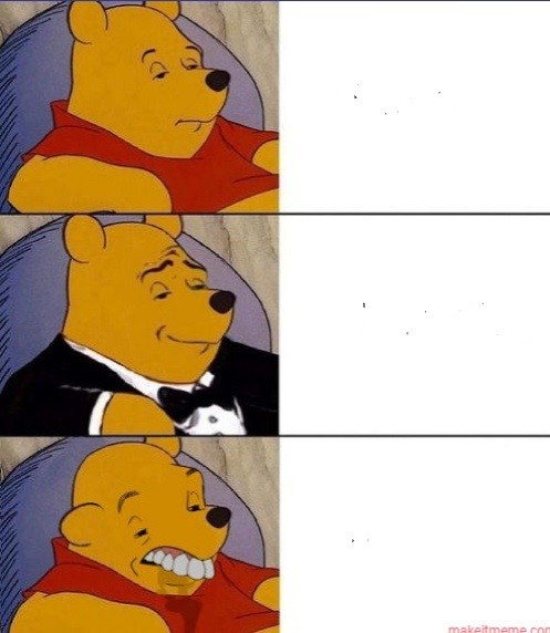Create meme: meme Winnie the Pooh in a Tux, jokes comics, memes 