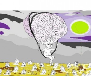 Create meme: big brain, the picture is brainless, brain