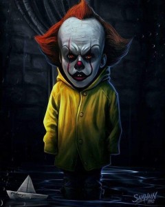 Create meme: pictures Pennywise, pennywise phone wallpaper, pennywise lockscreen