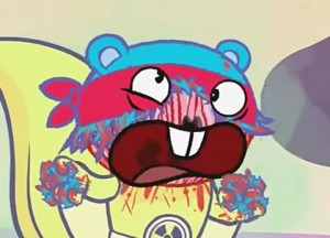 Create meme: happy tree friends