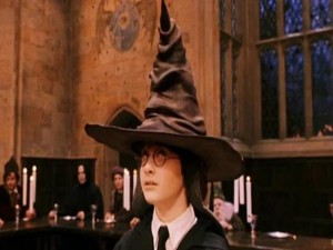 Create meme: hat Hogwarts, Harry Potter and the philosopher's stone, Harry Potter hat