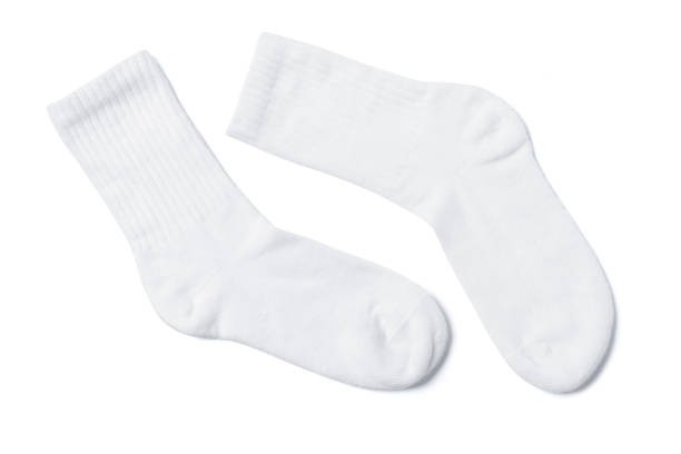 Create meme: socks, cotton socks, white socks for women