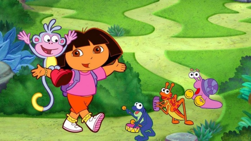 Create meme: cartoon Dora, dasha is a traveler, Dasha traveler series