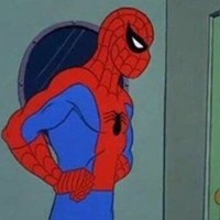 Create meme: Spider-Man, spider-man cartoon 1967, spider-man meme