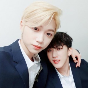 Создать мем: monsta x, monsta x wonho, чанбин и феликс