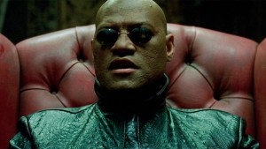 Create meme: Morpheus matrix actor, Morpheus smiles, Morpheus