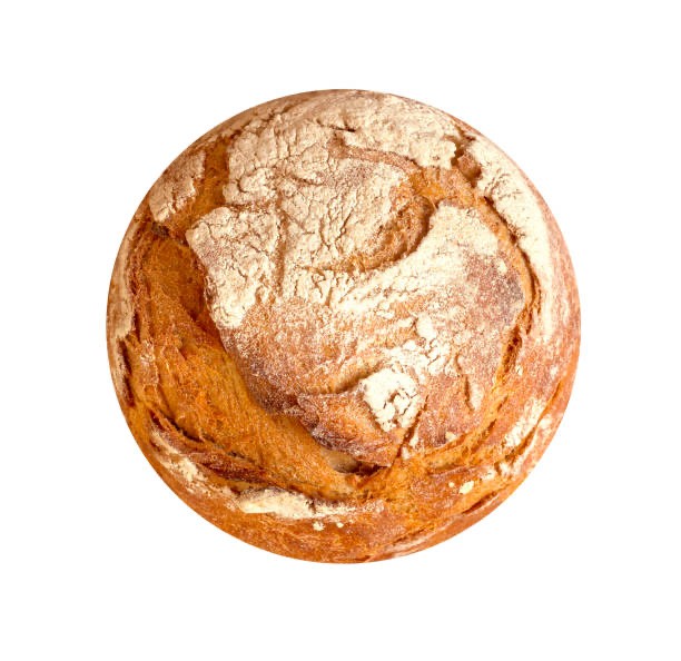 Создать мем: хлеб свежий, хлеб круглый, круглый хлеб сверху