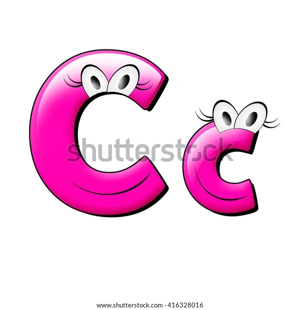 Создать мем: c letter mark + drops, буква с для детей, розовые буквы