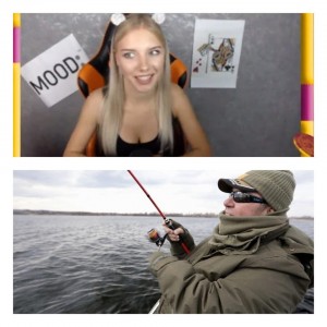 Create meme: fishing rods for fishing, fishing on spinning, girls fishing