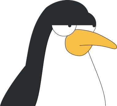 Create meme: penguin cool, penguin , the penguin is cool