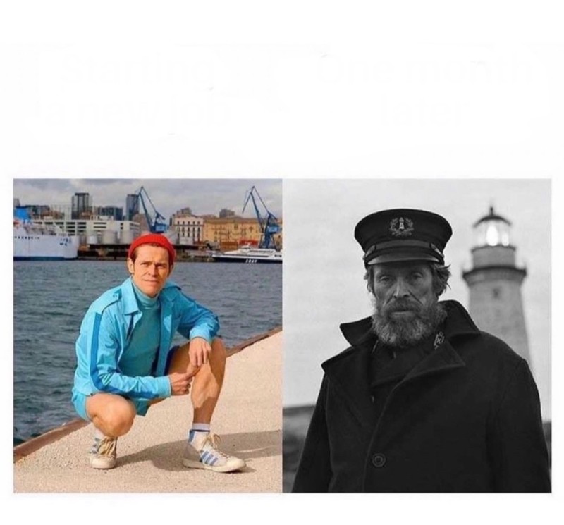 Create meme: male , willem dafoe meme 2021, Willem dafoe lighthouse
