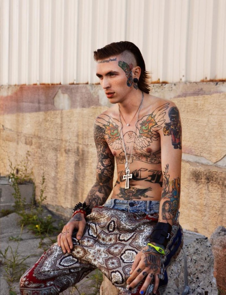 Marshall Perrin Is NOT Your Average Tattooed Model He Saves Lives Too   Tattoodo