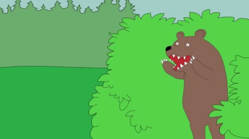 Создать мем: мем с медведем из кустов, медведь из кустов, медведь в кустах