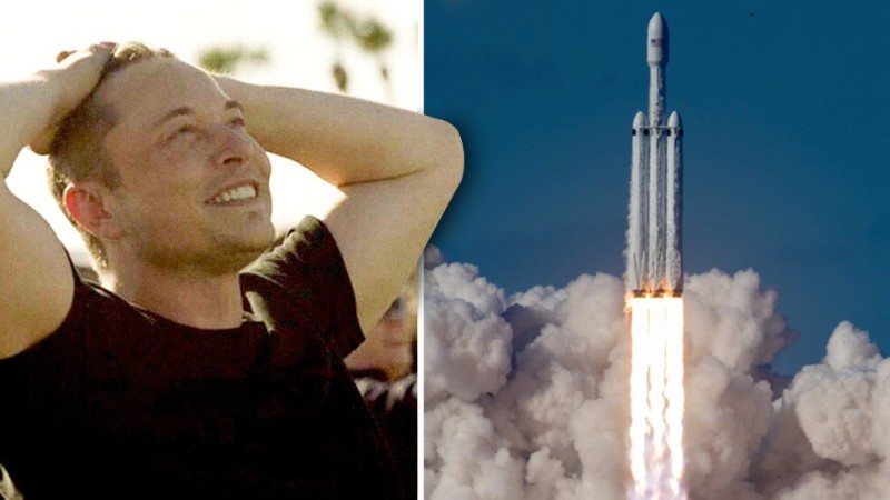 Создать мем: elon musk falcon, elon musk spacex, илон маск запуск ракеты