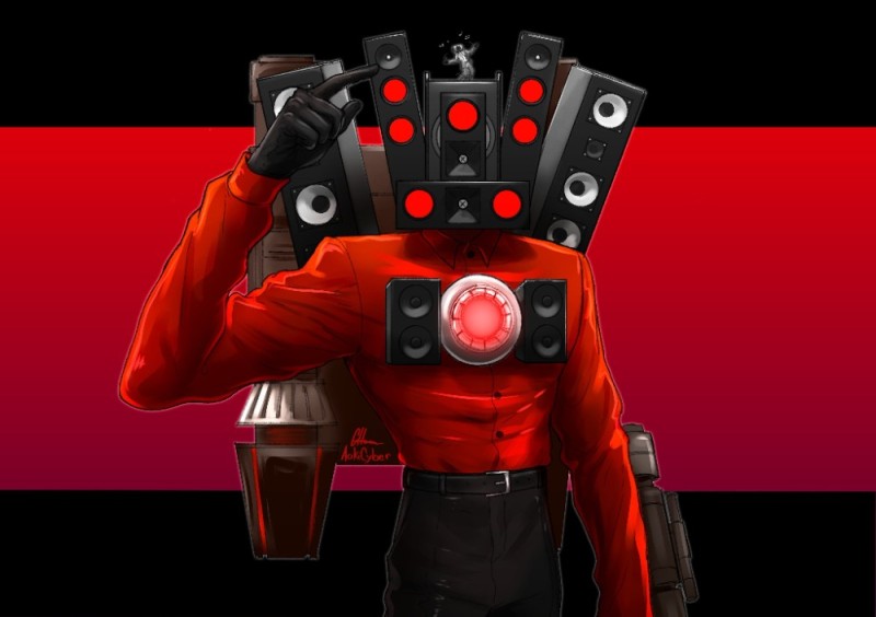 Создать мем: speaker man titan, рп роблокс, игра roblox