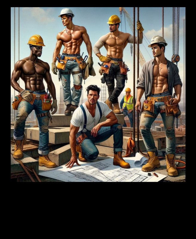 Создать мем: мужчина, строительные работы, день строителя