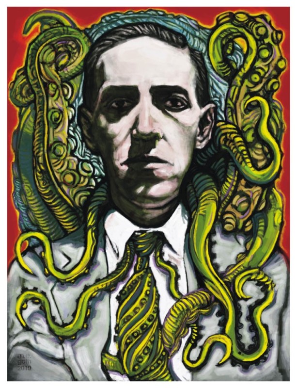 Create meme: howard phillips lovecraft, lovecraft poster, lovecraft