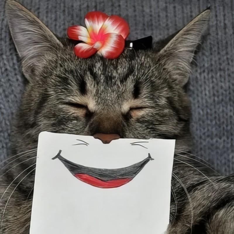 Create meme: funny cats, cat smile, funny cat