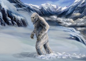 Создать мем: йети бигфут снежный человек сасквоч, охотники за йети 2005, йети снежный человек