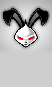 Create meme: evil Bunny, evil rabbit