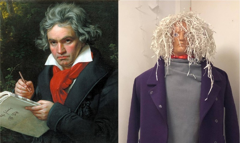 Create meme: Ludwig van Beethoven, to Eliza Ludwig van Beethoven, portrait of Beethoven
