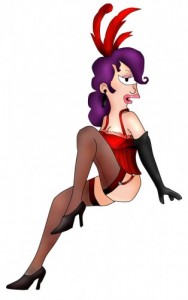 Создать мем: deviantart, jessica rabbit, leela