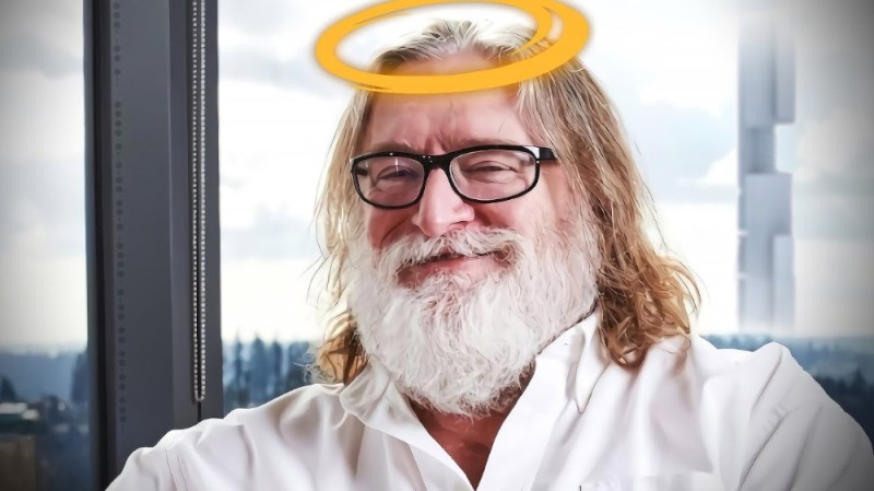 Create meme: Gabe Newell , gabe 2020, chan grandfather insider