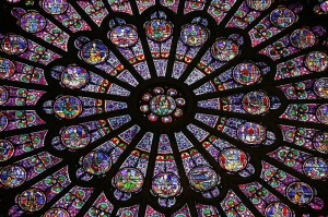 Создать мем: lincoln cathedral stained glass, stained glass, готическая роза в архитектуре витраж