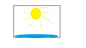 Создать мем: солнечный луч рисунок для детей, лучик солнца рисунок для детей, солнце