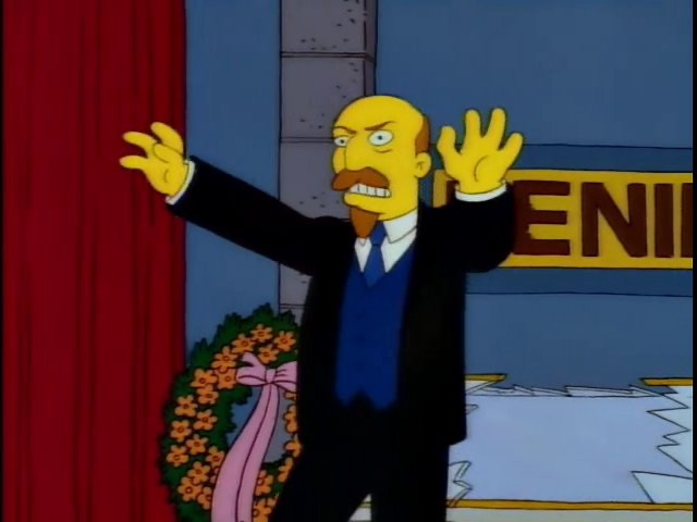 Create meme: the simpsons , The simpsons lenin, Lenin has risen the Simpsons