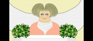 Создать мем: векторные иллюстрации, с днём бабушек, крутая открытка бабушке