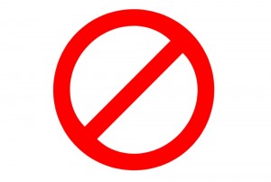 Create meme: prohibition signs, sign of ban