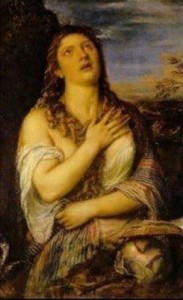 Create meme: revival, paintings by Titian, mary magdalene