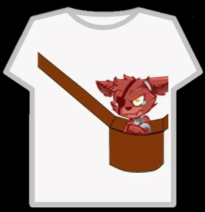 Create meme: foxy 's drawings, roblox tshirt, foxy 